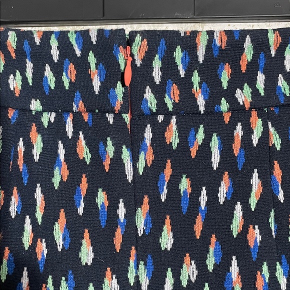 Maeve Colorful Patterned Midi Lined Pencil Skirt Size 2 - Picture 3 of 6